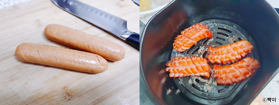 모닝빵-요리-아이간식-미니핫도그-샌드위치-만들기