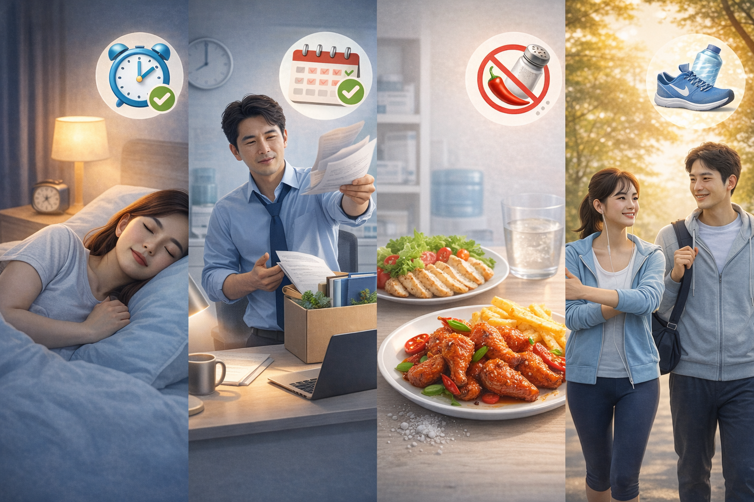 가슴이 두근거릴 때 생활습관관리