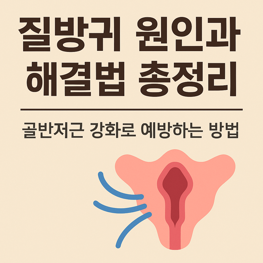 질방귀 원인과 해결법 총정리