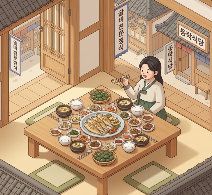 영광 반값여행 신청 법성포 맛집 굴비정식 동락식당