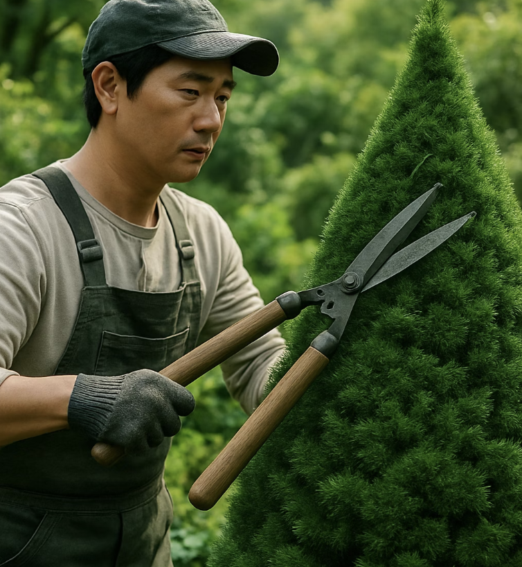 깔끔한 수형을 위한 즐거운 가위질