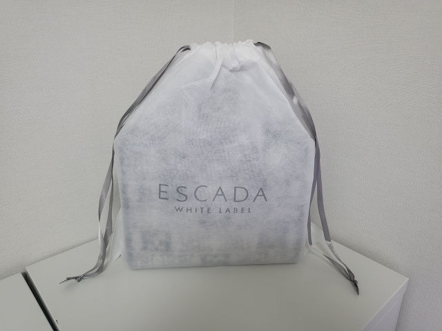 에스까다 자카드 토트백 블랙 후기