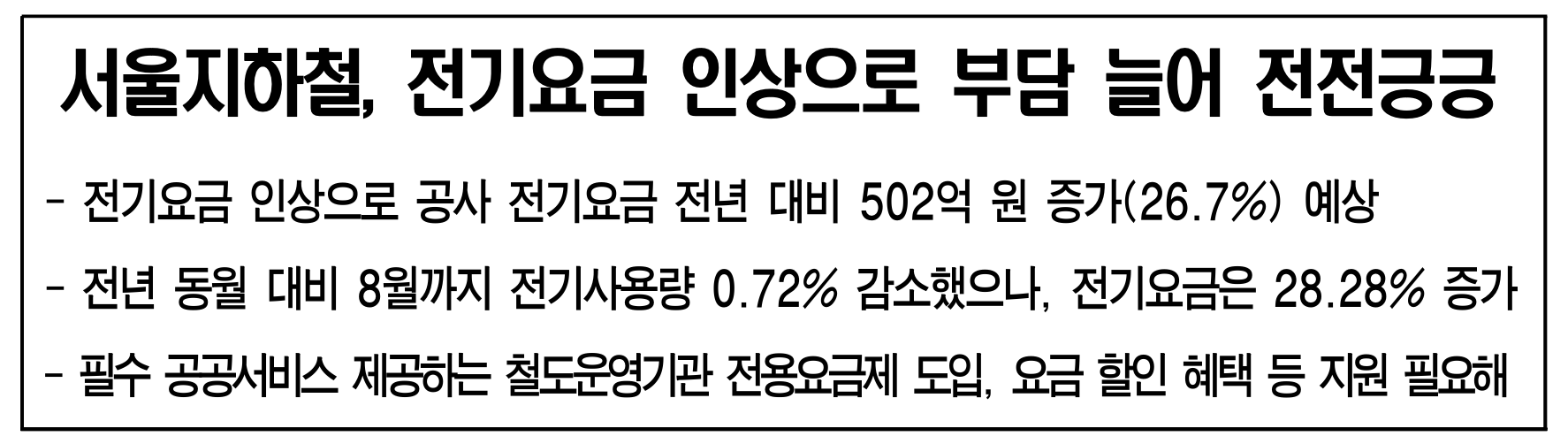 서울 지하철 총파업