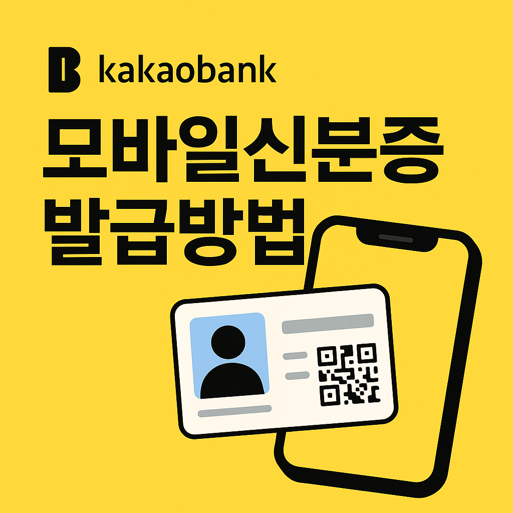 카카오뱅크 모바일신분증