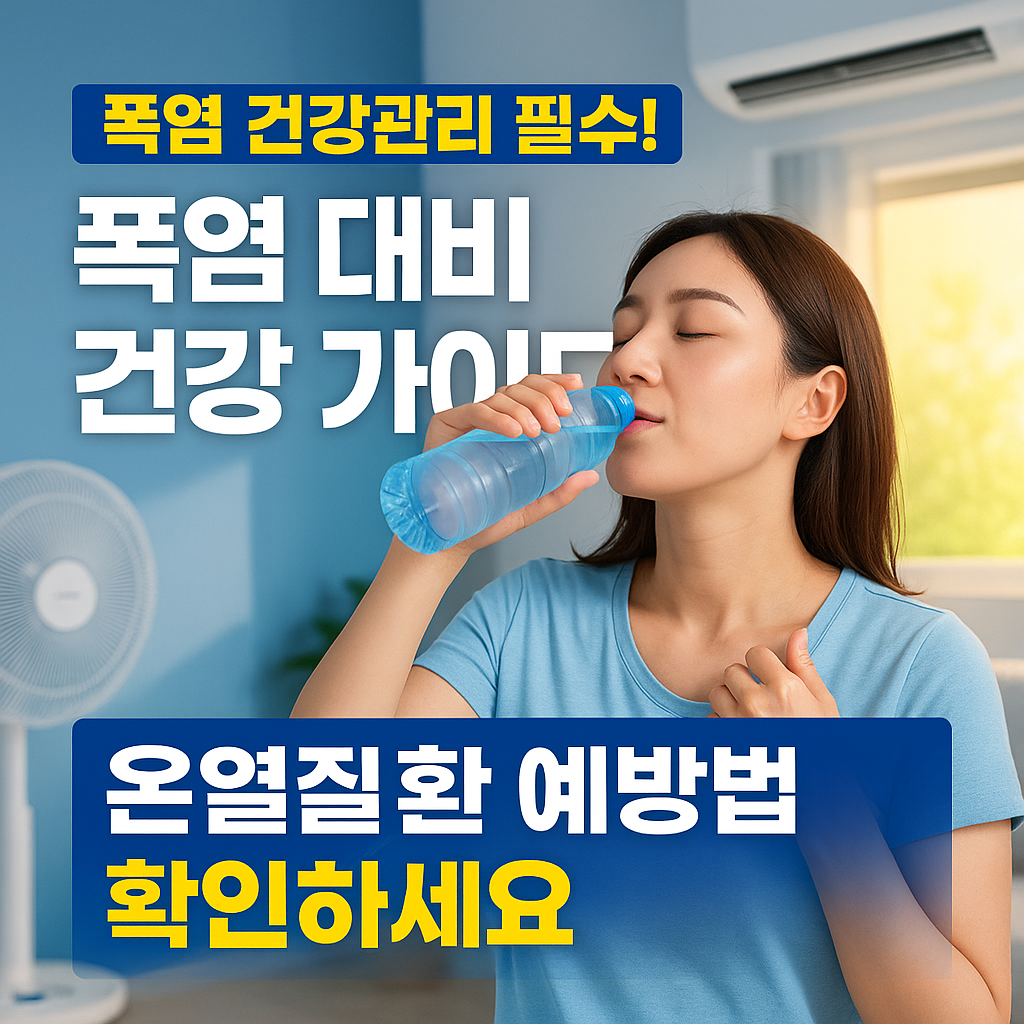 폭염 대비 건강 가이드