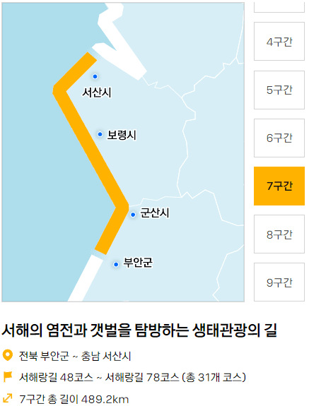 한바퀴 챌린지 7코스 안내
