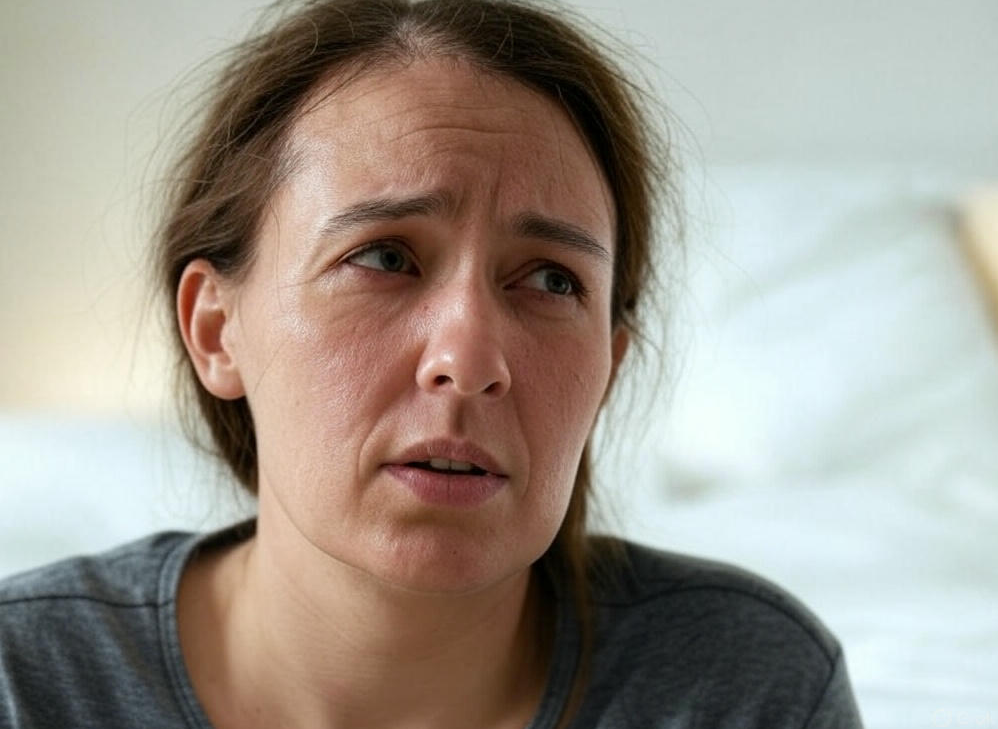 탈모에 고통받는 성인여성