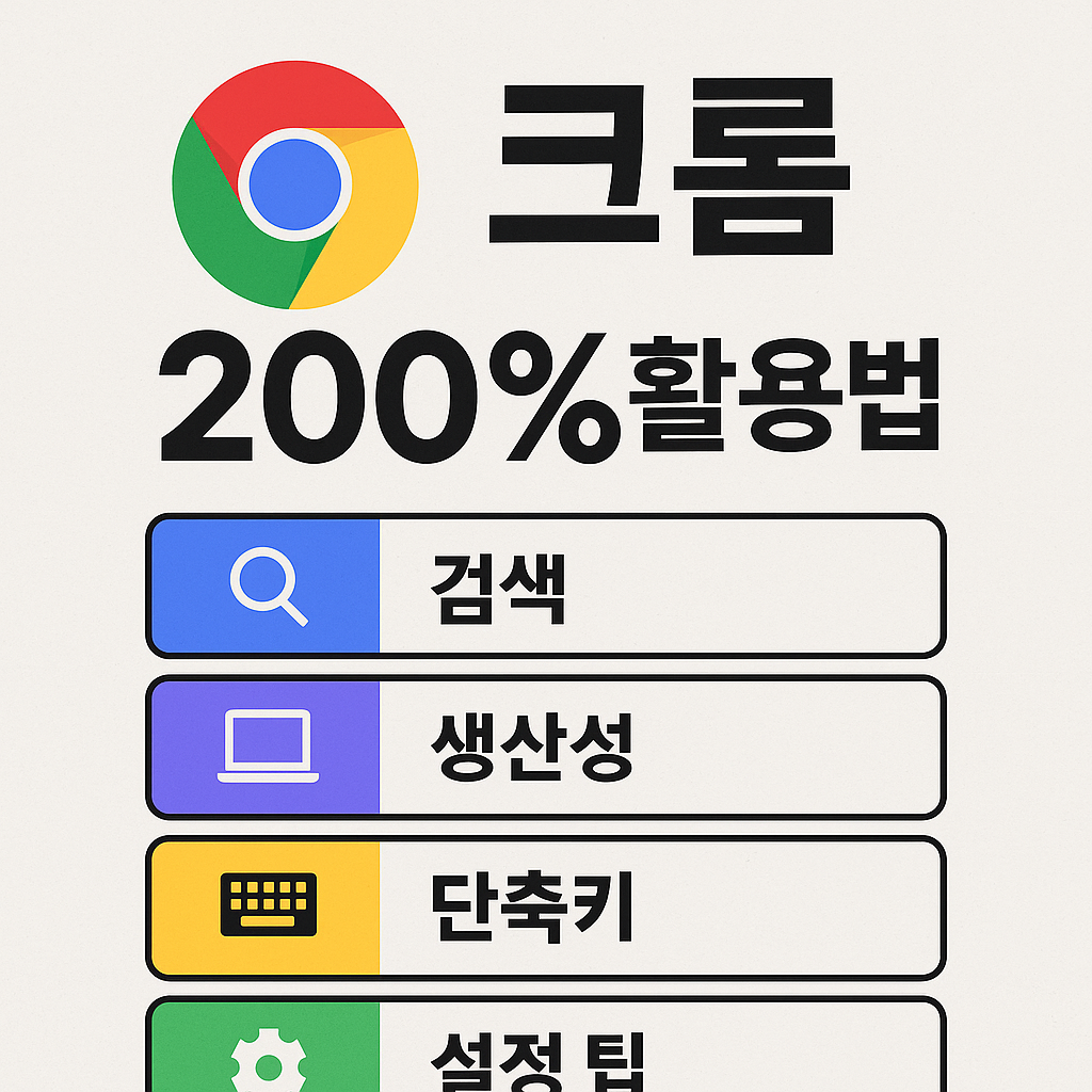 크롬 200% 활용법