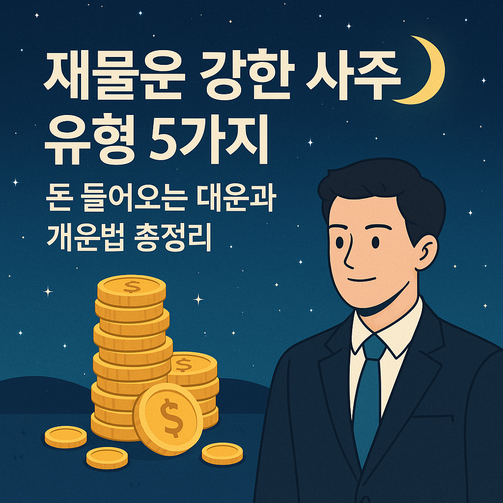 재물운 강한 사주