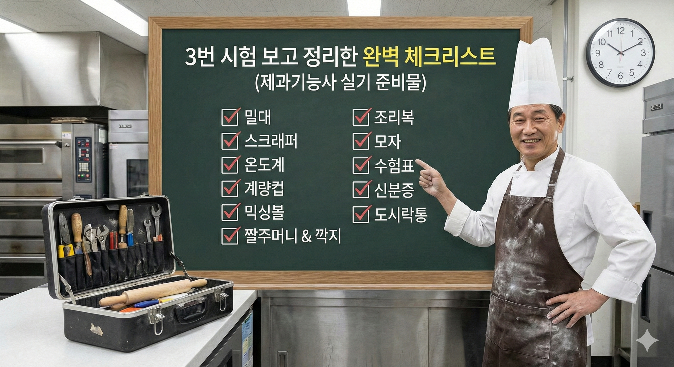 제과기능사 실기 준비물