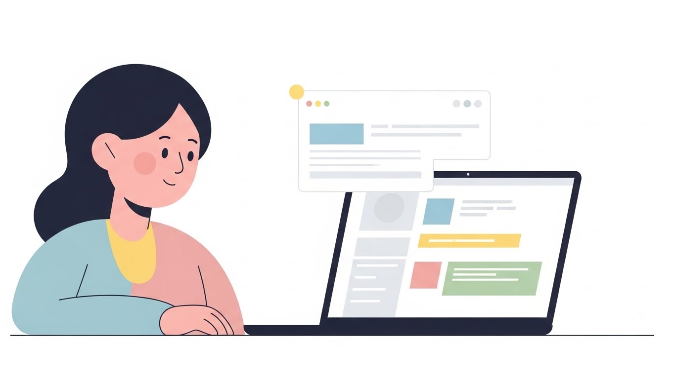 재택부업 알바를 고민하며 집에서 노트북으로 정보를 정리하는 모습으로&amp;#44; 시작 전 구조 파악이 필요합니다.