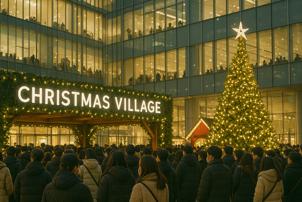 더현대 크리스마스빌리지 웨이팅 3시간 생생 후기