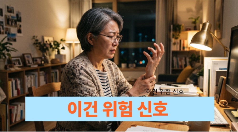 손 털다 멈춤