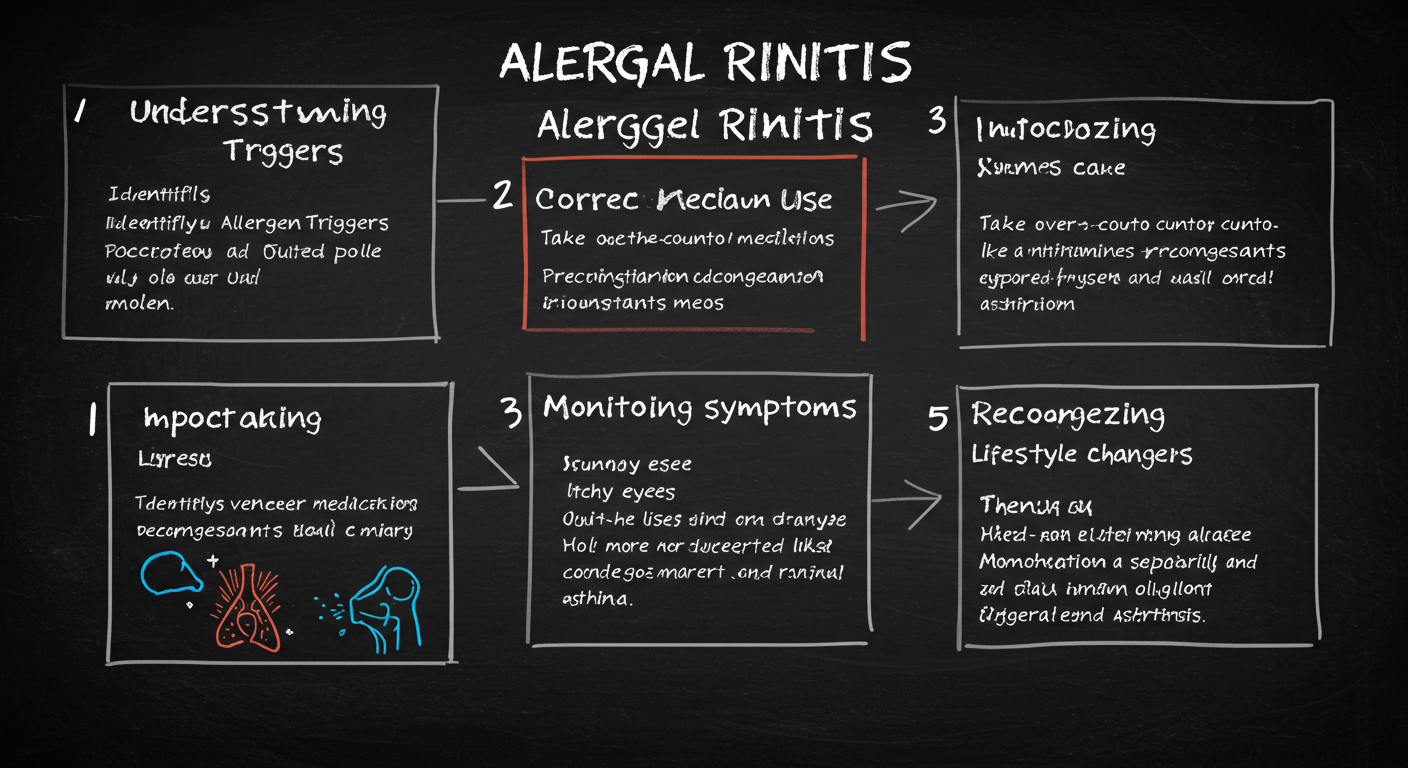 알레르기 비염 치료 시 주의해야 할 5가지