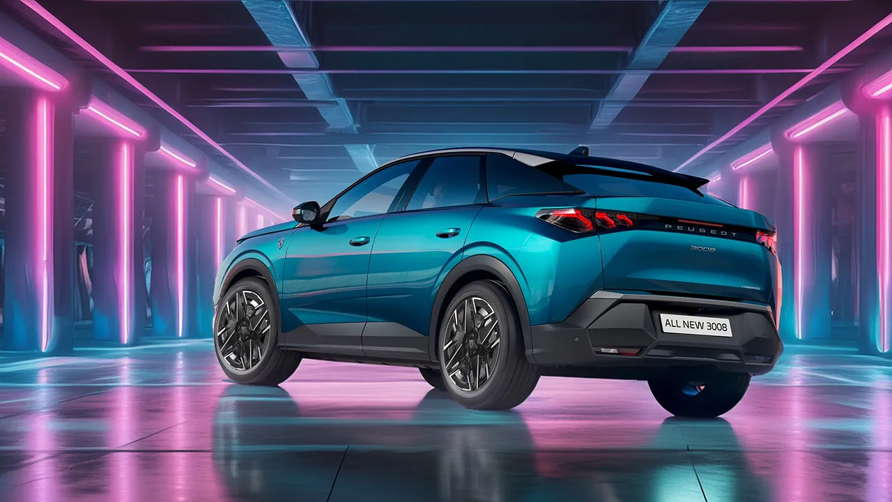 푸조 3008 하이브리드 차량 이미지