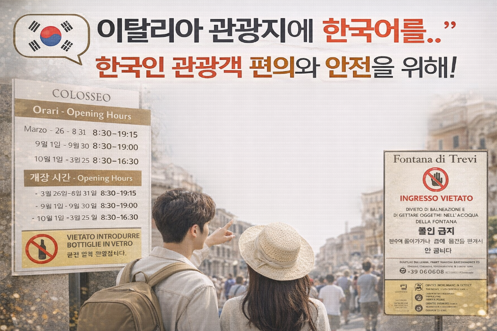 이탈리아 여행, 한국어 서비스로 더 안전하게!
