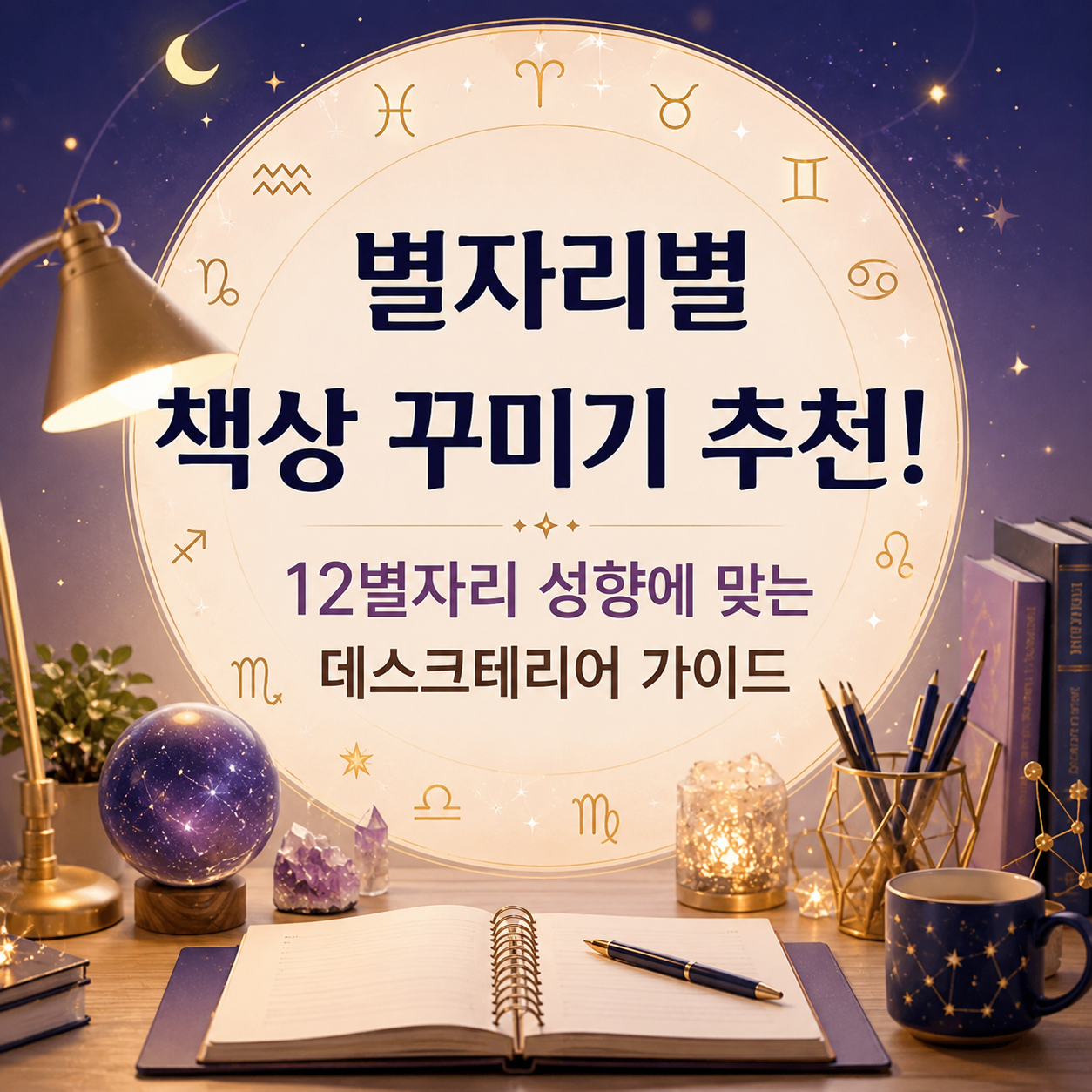 별자리별 책상 꾸미기