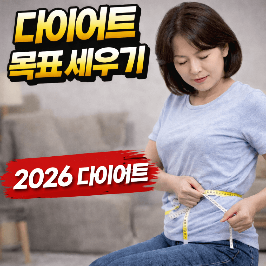 2026, 다이어트 목표 이렇게 잡아보세요