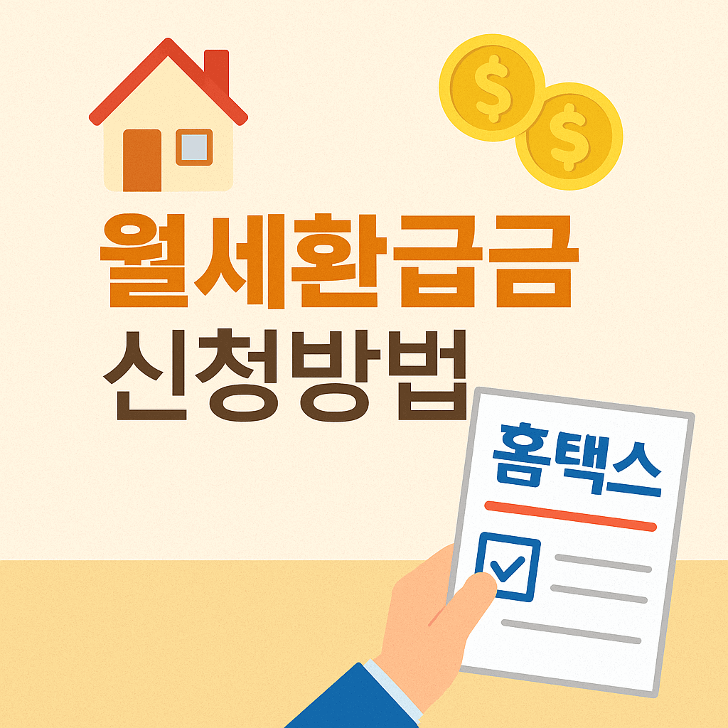 월세환급금 신청방법 총정리