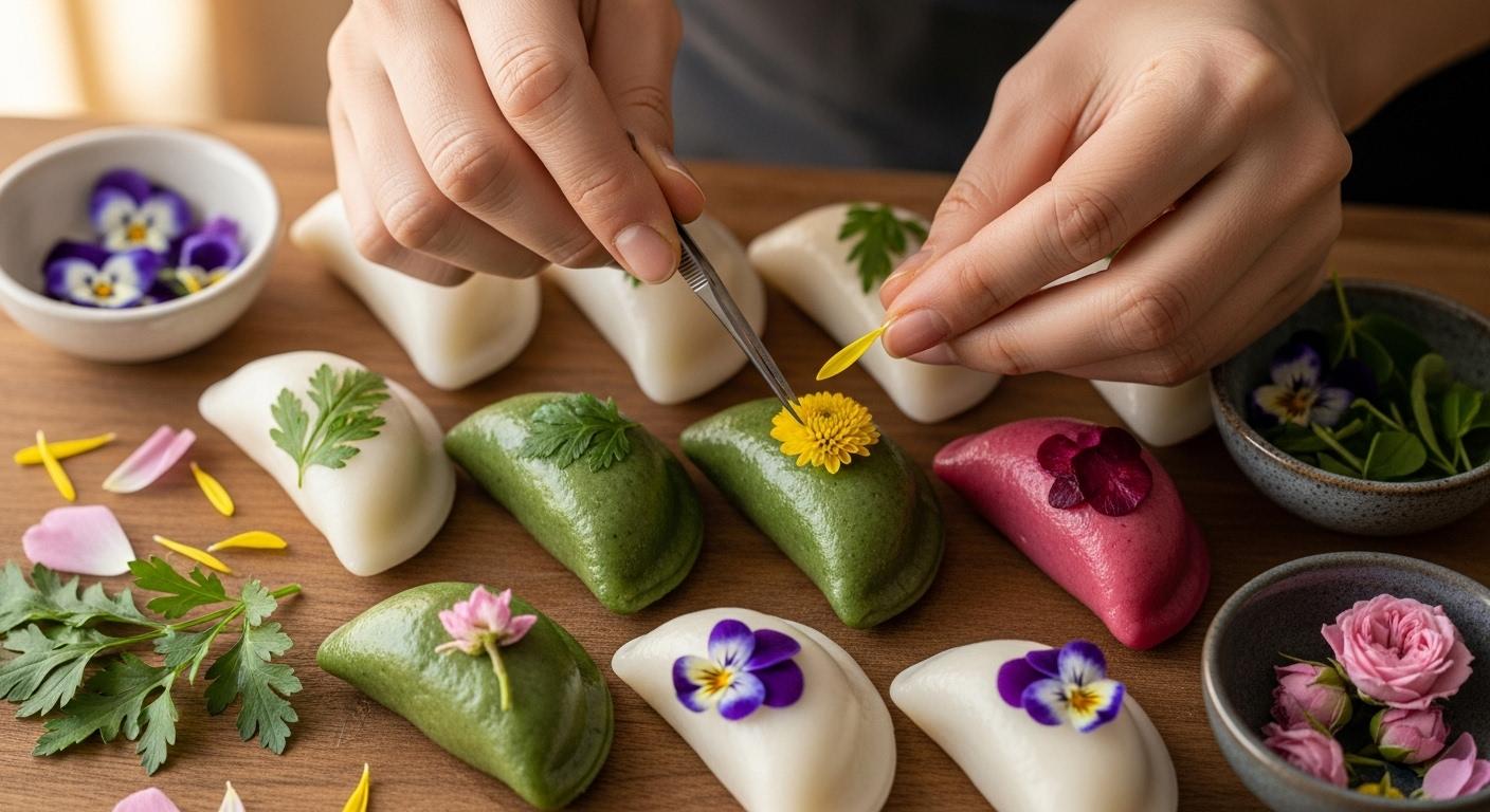 송편 그림 꾸미기