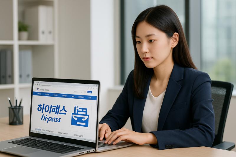 스마트폰으로 하이패스 미납요금 조회 납부