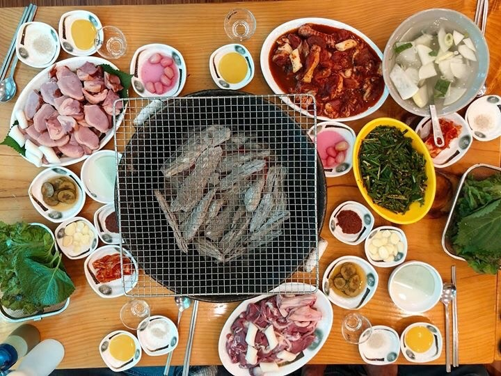 툇골오리숯불구이