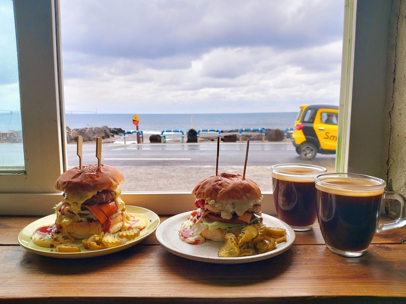 우도 맛집 하하호호 수제버거