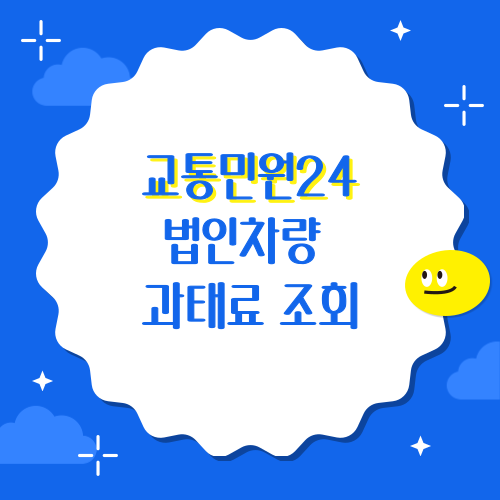 법인차량 과태료 조회