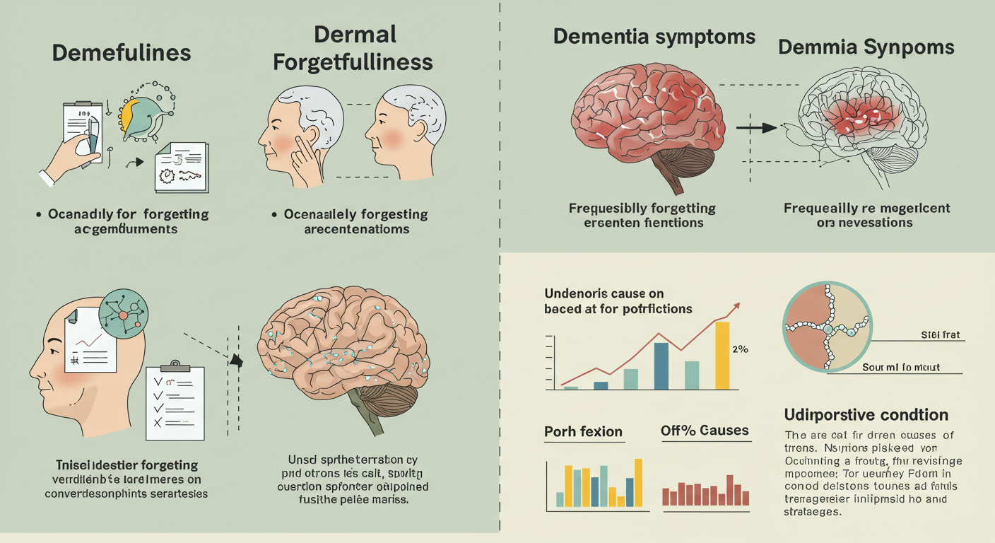 노인 치매 증상, 단순 건망증