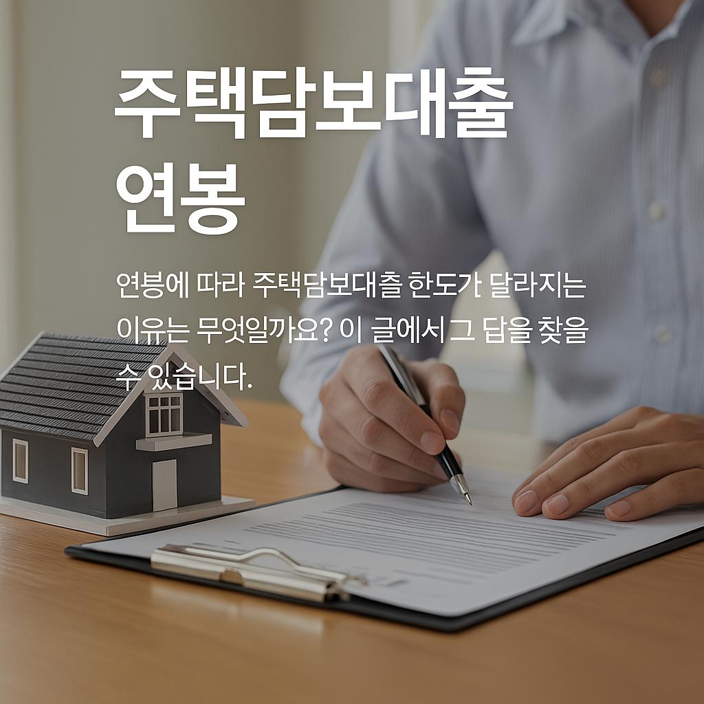 1주택자 주택담보대출 조건