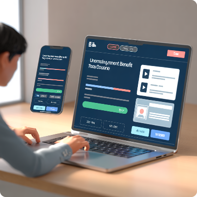 2026 실업급여 수급자격 신청자 온라인 교육 이미지