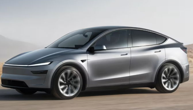 테슬라모델Y 측면. 출처:테슬라