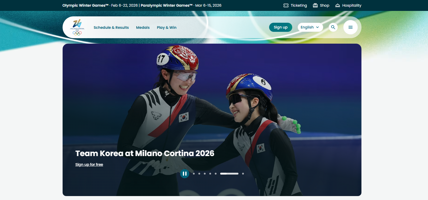 밀라노 코르티나 동계올림픽