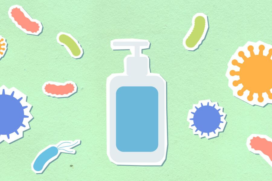 시각적 청결 vs 세균막(바이오 필름) 관점 위생의 대비