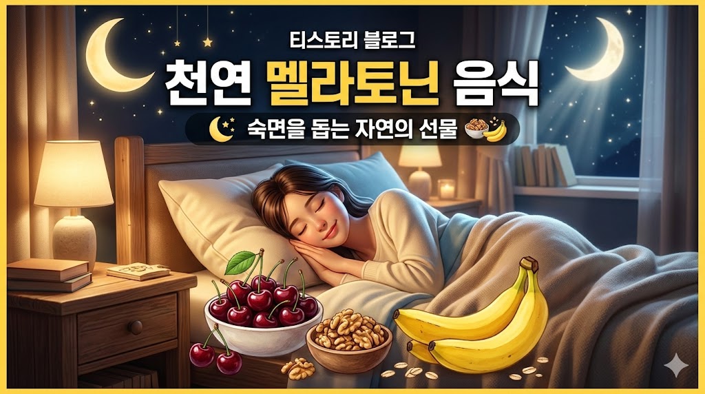 멜라토닌 많은 음식
