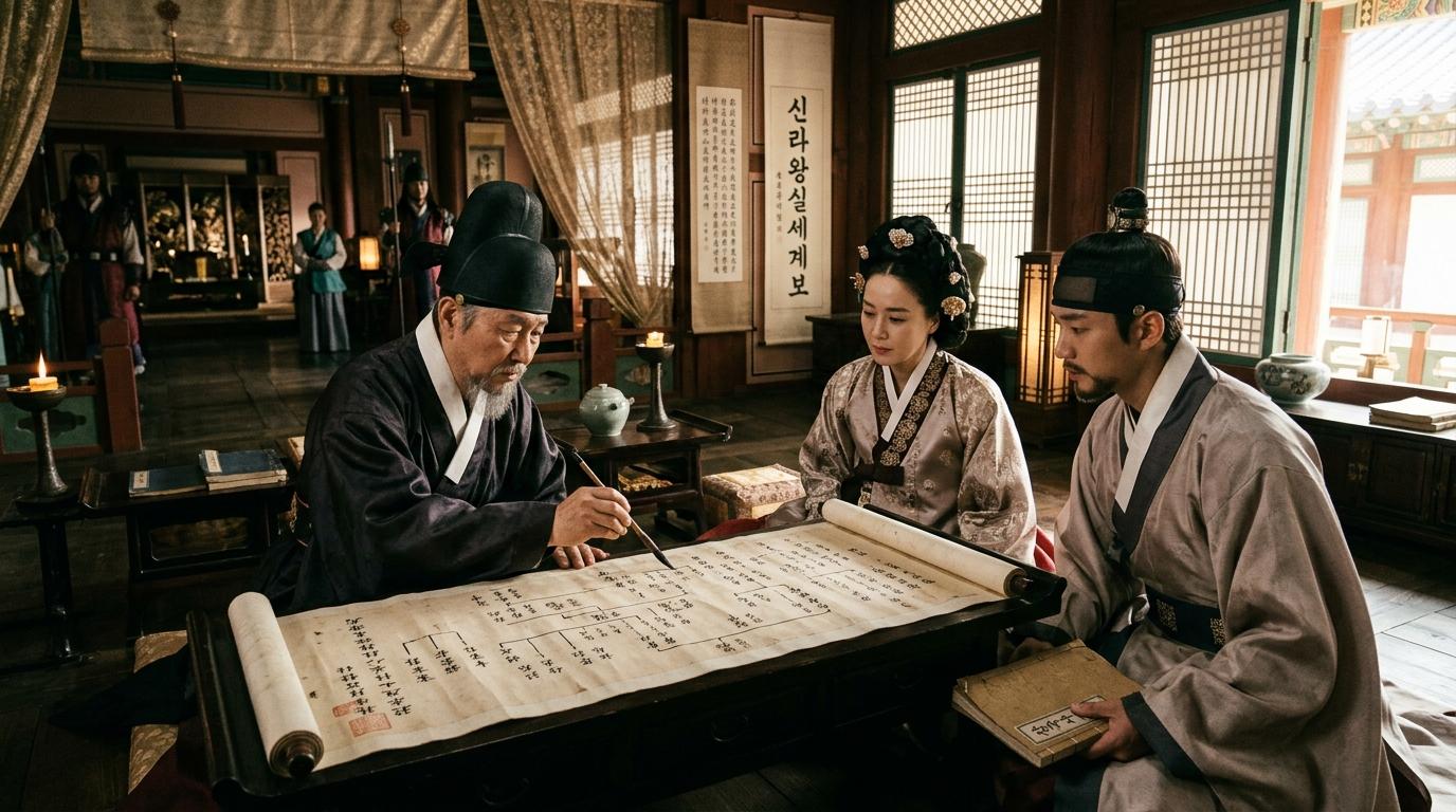 통일신라시대 왕실 계보도