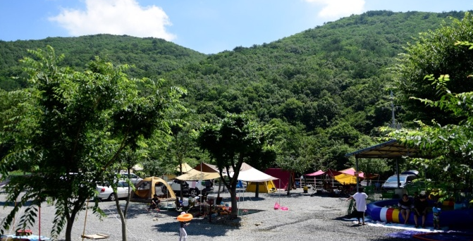 계곡이 있는 대구 근교 캠핑장