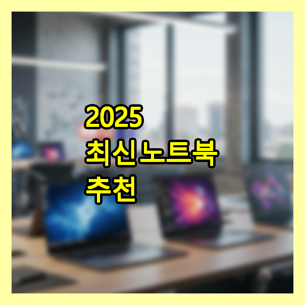 2025 최신 노트북 추천 총정리