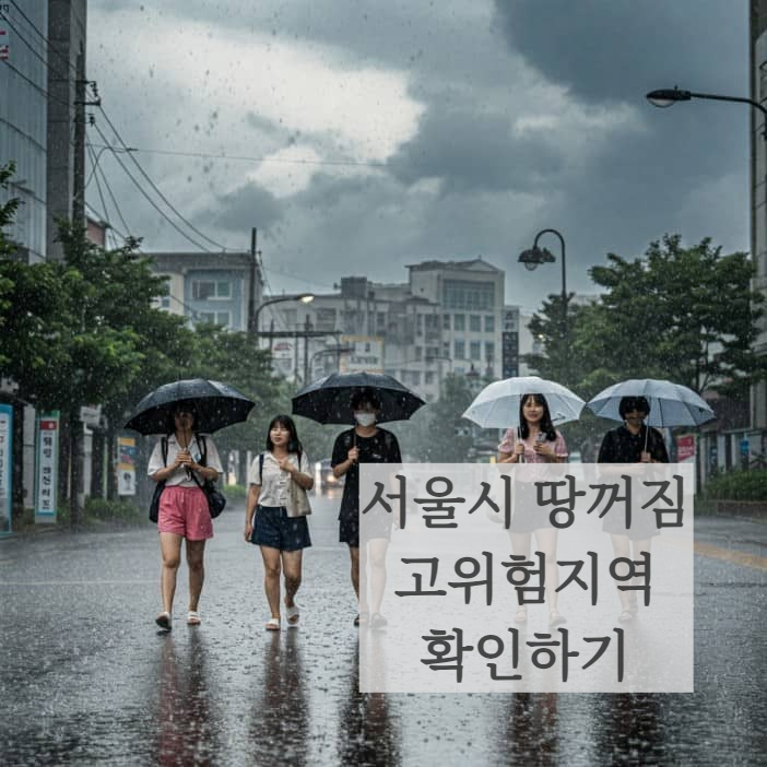 서울시 땅꺼짐 고위험지역 공개