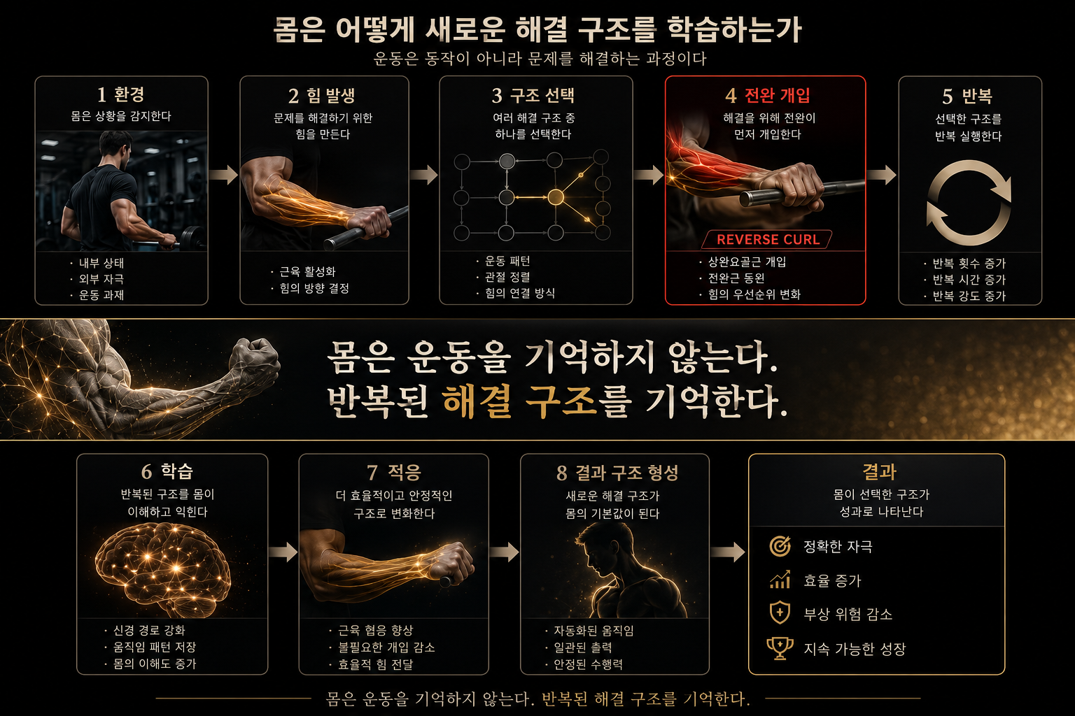 몸은 어떻게 새로운 해결 구조를 학습하는가
