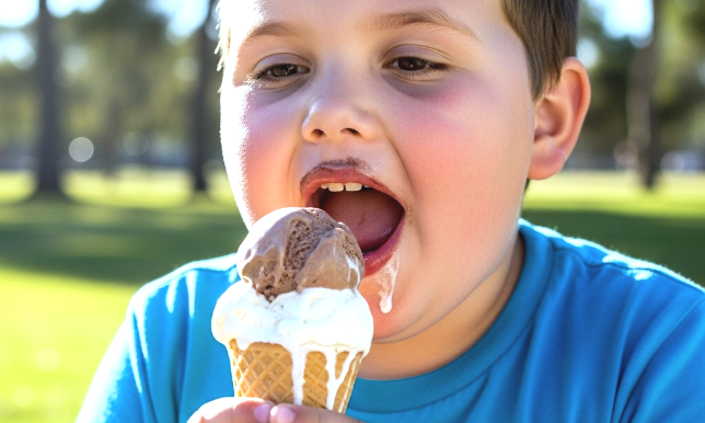 아이스크림과 혈압 비만 관계