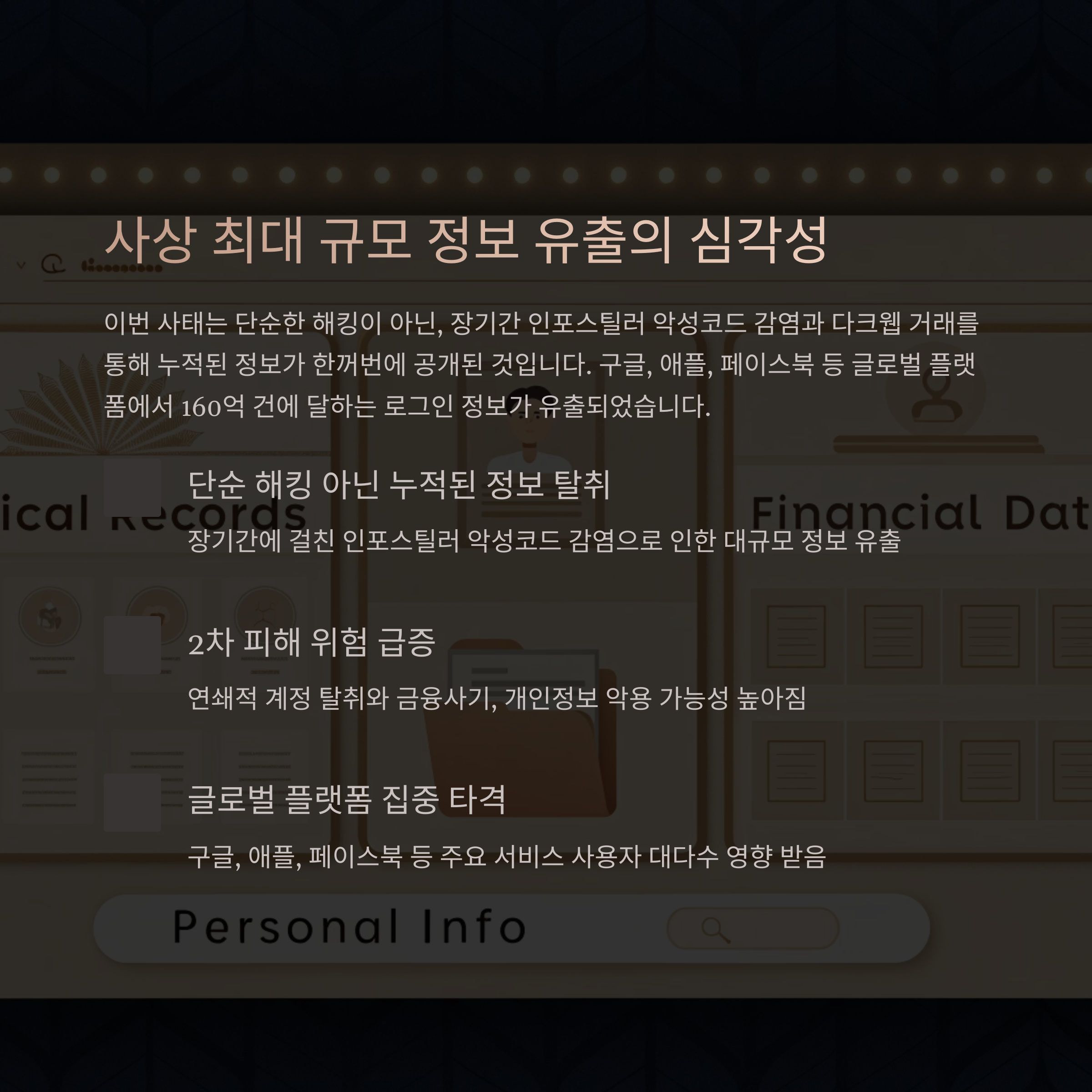 글로벌 플랫폼 정보 유출 대처법