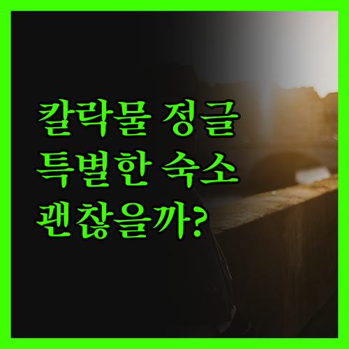 칼락물 Hotel Villas Chi