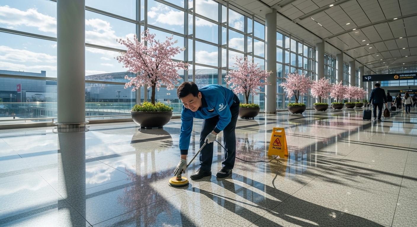 인천공항 봄맞이 대청소