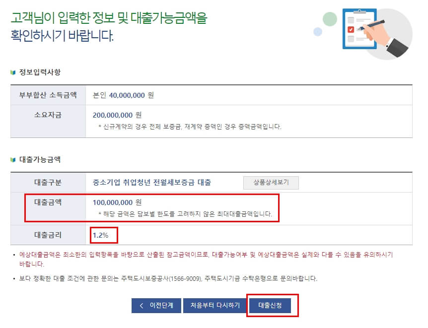 청년 맞춤형 전세 대출 1억