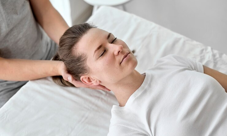 목디스크 모니터 높이