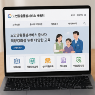 노인맞춤 돌봄 서비스 배움터 바로가기
