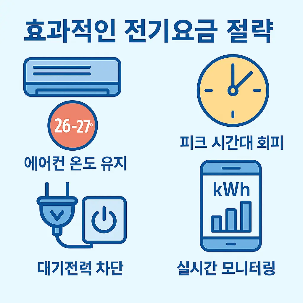 효과적인 전기요금 절약 전략
