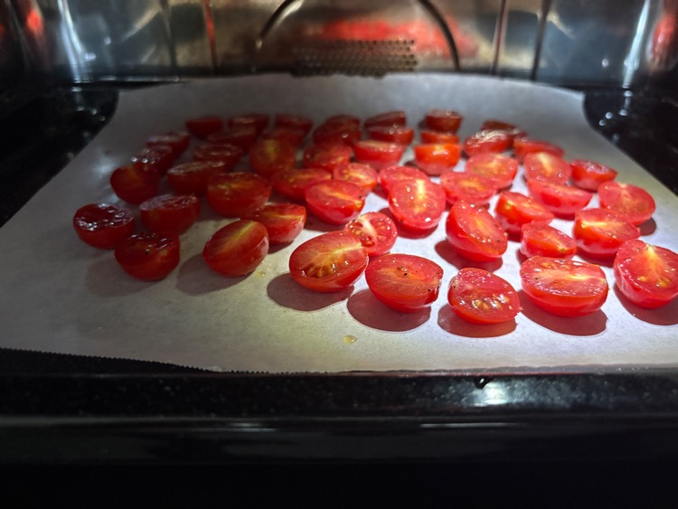 방울토마토 굽기전