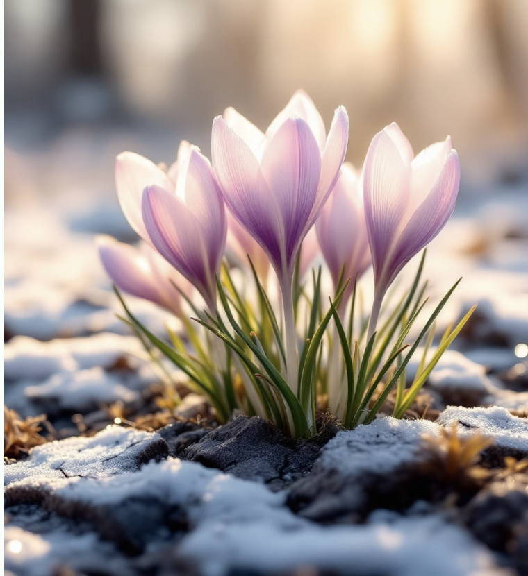 겨울의 끝을 알리는 첫 번째 목소리